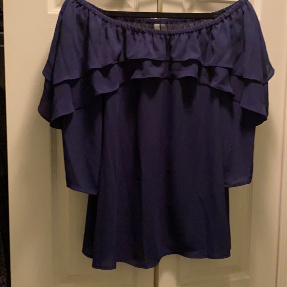 Off-the-shoulder blouse
